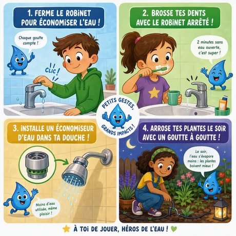 Groupe A · l'eau